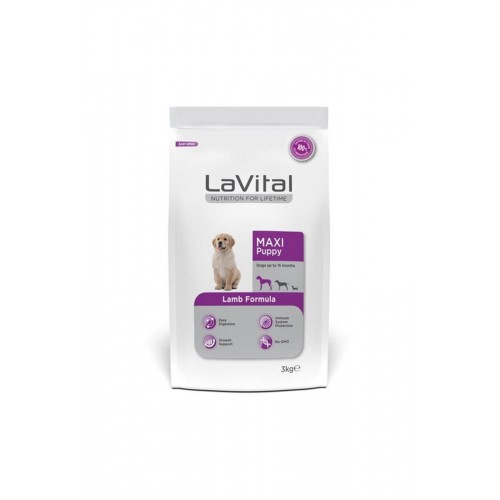 Lavital Maxi Puppy Kuzu Etli Büyük Irk Yavru Köpek Maması 3kg Lavital Maxi Puppy Kuzu Etli Büyük Irk Yavru Köpek Maması 3kg