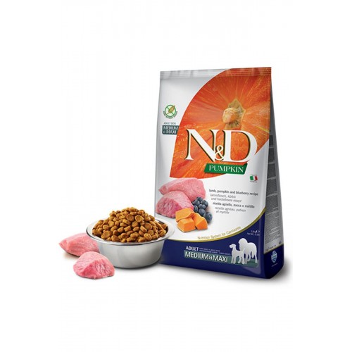 Pumpkin Balkabaklı Kuzulu Yaban Mersinli Orta Ve Büyük Irk Tahılsız Yetişkin Köpek Maması 2,5 Kg Pumpkin Balkabaklı Kuzulu Yaban Mersinli Orta Ve Büyük Irk Tahılsız Yetişkin Köpek Maması 2,5 Kg