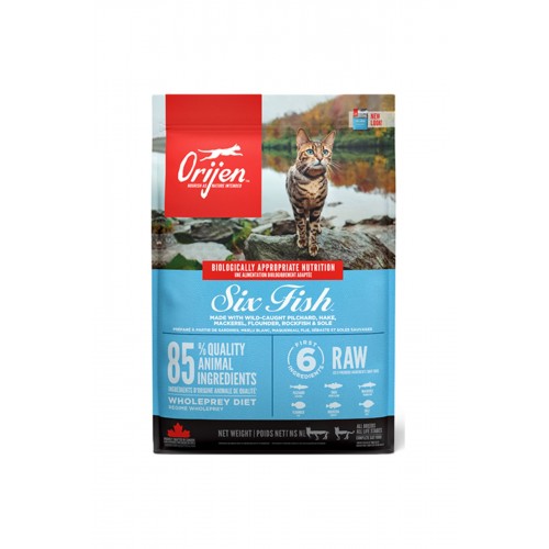 Six Fish 6 Balıklı Tahılsız Kedi Maması Tüm Irk Ve Yaşam Evreleri 1,8 Kg Six Fish 6 Balıklı Tahılsız Kedi Maması Tüm Irk Ve Yaşam Evreleri 1,8 Kg