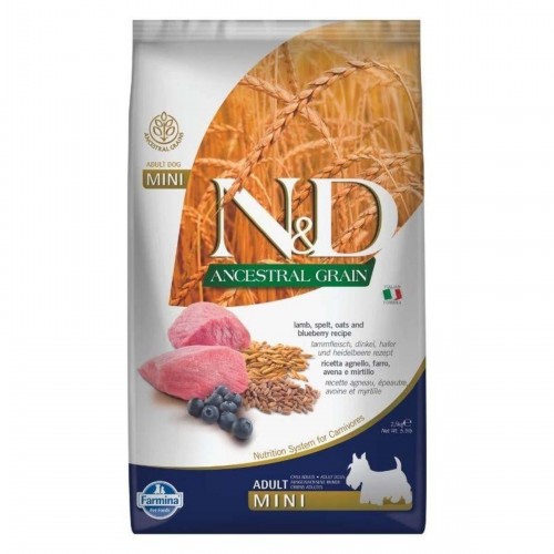 Nd Dog Low Grain Puppy Mini Kuzulu/yaban Mersinli Köpek Maması 2,5 Kg