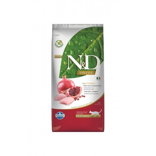 Prime Tahılsız Tavuk & Nar Kısırlaştırılmış Yetişkin Kedi Maması 5 Kg Prime Tahılsız Tavuk & Nar Kısırlaştırılmış Yetişkin Kedi Maması 5 Kg