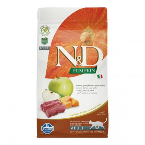 Pumpkin Balkabaklı Geyikli Elmalı Tahılsız Yetişkin Kedi Maması 1,5 Kg Pumpkin Balkabaklı Geyikli Elmalı Tahılsız Yetişkin Kedi Maması 1,5 Kg