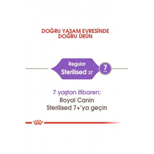 Sterilised Kısırlaştırılmış Kedi Maması 400 gr Sterilised Kısırlaştırılmış Kedi Maması 400 gr