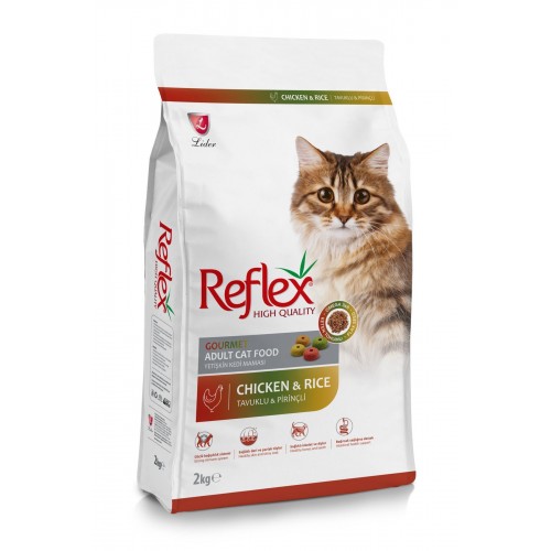 Tavuklu ve Pirinçli Renkli Taneli Yetişkin Kedi Maması 2 kg Tavuklu ve Pirinçli Renkli Taneli Yetişkin Kedi Maması 2 kg