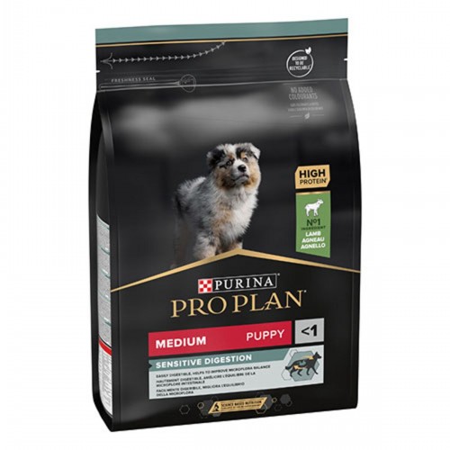 Medium Puppy Sensitive Digestion Kuzulu Orta Irk Yavru Köpek Maması 3 Kg