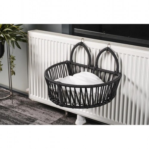 Kalorifer Askılı Kedi Yatağı Siyah